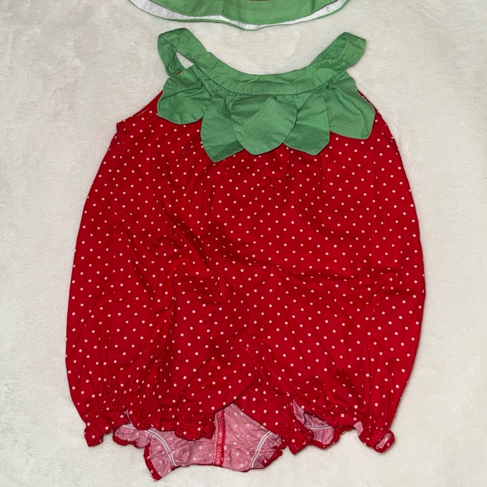 Good Lad Red and Green Baby Outfit